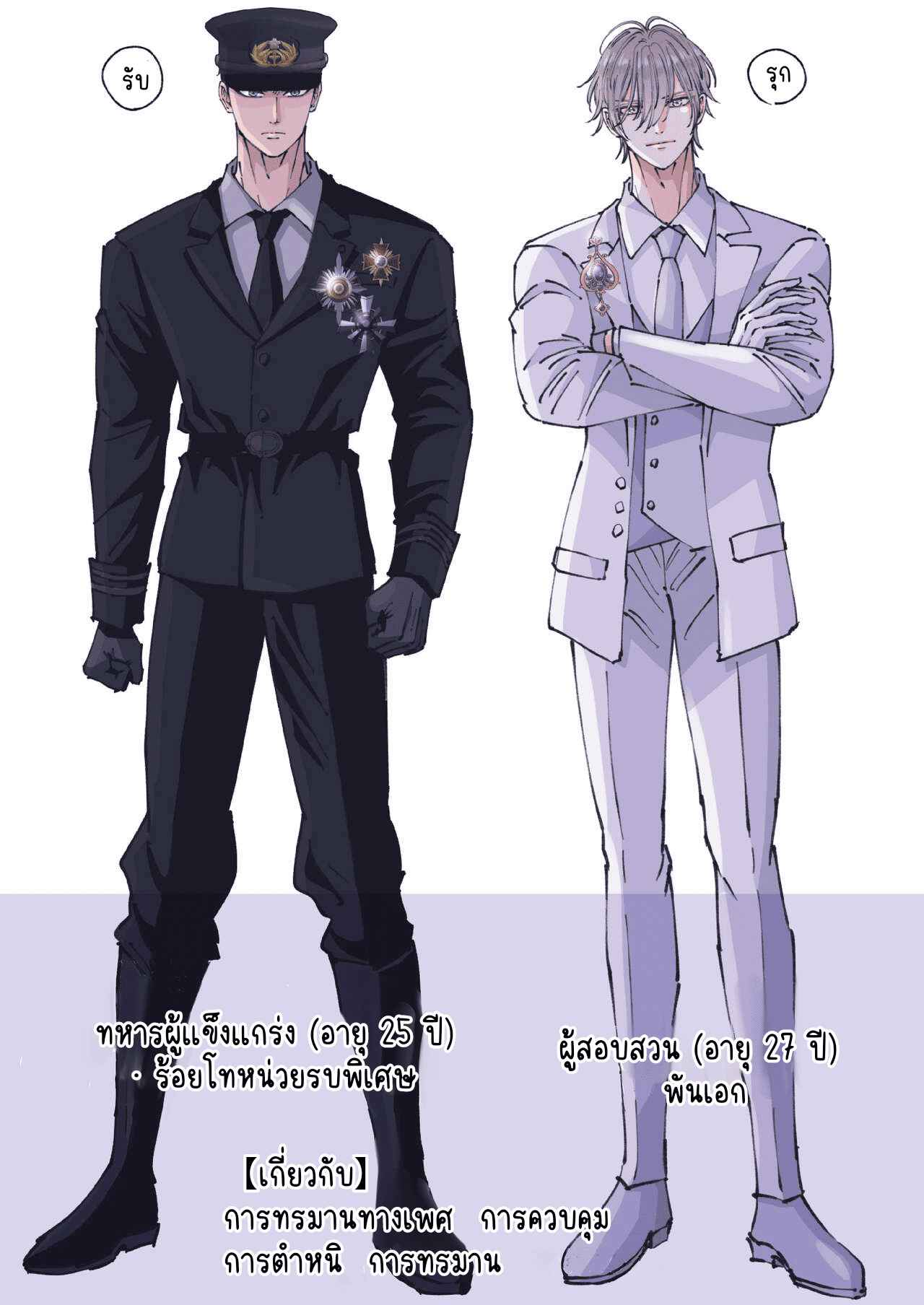 เจ้าหน้าที่และทหารหนุ่มผู้แข็งแกร่ง